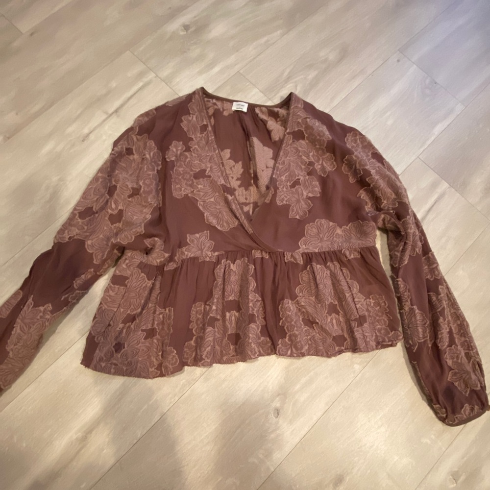 Wilfred Peplum blouse